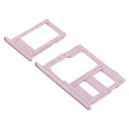 SOPORTE BANDEJA SIM SIMPLE SAMSUNG GALAXY J7 PRIME G610 ROSA