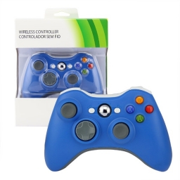 JOYSTICK INALAMBRICO COMPATIBLE CON XBOX 360 AZUL