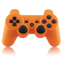 JOYSTICK INALAMBRICO PLAYSTATION 3 NARANJA COMPATIBLE