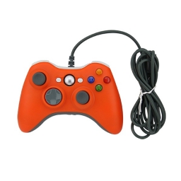 JOYSTICK CON CABLE XBOX 360 COMPATIBLE NARANJA