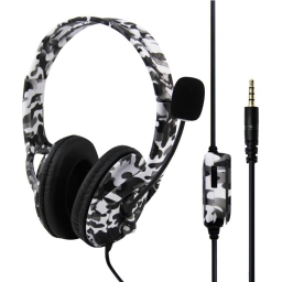 AURICULARES GAMER CON MICROFONO XBOX ONE SERIE S  X PS4 PC SWITCH CELULAR CAMUFLADOS BYN