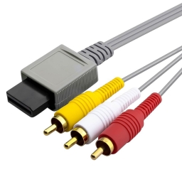 CABLE IMAGEN AV RCA AUDIO Y VIDEO NINTENDO WII