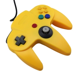 JOYSTICK CONTROL GAMEPAD NINTENDO 64 N64 COMPATIBLE AMARILLO