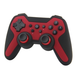 JOYSTICK INALAMBRICO 4 EN 1 PC PS3 SWITCH Y CELULAR RECARGABLE ROJO