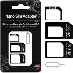 ADAPTADOR NANO SIM / MICRO SIM / NORMAL SIM