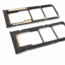 SOPORTE BANDEJA PORTA SIM CHIP DUAL XIAOMI REDMI NOTE 9 NEGRA