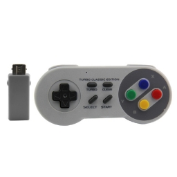 JOYSTICK CONTROL MANDO INALAMBRICO RECARGABLE PARA SNES CLSICO