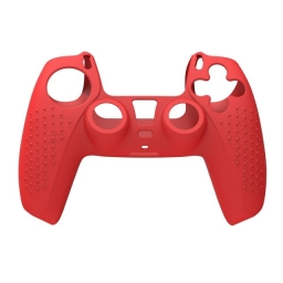 FUNDA PROTECTOR DE SILICONA PARA JOYSTICK PS5 ROJO