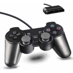 JOYSTICK CON CABLE PLAYSTATION 2 COMPATIBLE