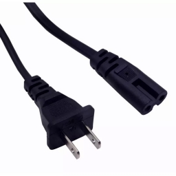 CABLE DE ALIMENTACION TIPO 8 PS2 PS3 PS4 IMPRESORAS CONEXIN AMERICANA