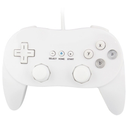 JOYSTICK CONTROL CLASICO CLASSIC CONTROLLER PARA WII BLANCO