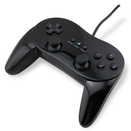 JOYSTICK CONTROL CLASICO CLASSIC CONTROLLER PARA WII NEGRO