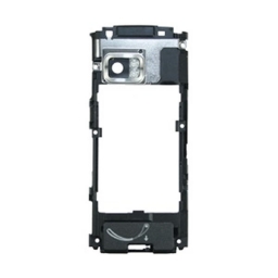 CARCASA INTERMEDIA NEGRA NOKIA X6