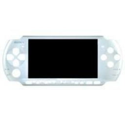 FRONTAL CARCASA PSP3000 ORIGINAL PLATA