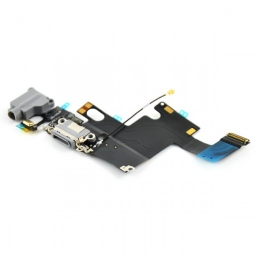 FLEX IPHONE 6 CONECTOR CARGA MICROFONO JACK GRIS