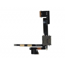 FLEX IPAD 2 CONECTOR JACK AURICULARES INTERNO / SOCKET MICRO SIM 3G Y CABLE DATOS