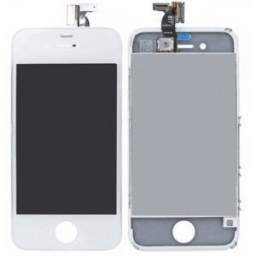 PANTALLA LCD COMPLETA CON DIGITALIZADOR BLANCA IPHONE 4G