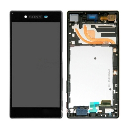 PANTALLA LCD DISPLAY CON TOUCH SONY XPERIA Z5 PREMIUM E6853 NEGRA CON MARCO