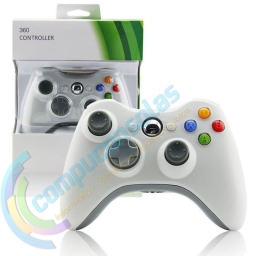 JOYSTICK INALAMBRICO XBOX 360 COMPATIBLE BLANCO