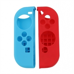 FUNDA PROTECTOR SILICONA DE MANDOS JOY-CON PARA SWITCH AZUL Y ROJO