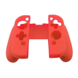 FUNDA PROTECTOR DE SILICONA JOYCON COMFORT GRIP PARA NINTENDO SWITCH ROJA