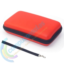 ESTUCHE PROTECTOR RIGIDO NINTENDO NEW 2DS XL ROJO