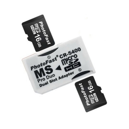 ADAPTADOR PHOTOFAST CR-5400 DE MICROSD A MEMORY STICK PRO DUO DUAL HASTA 32GB