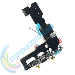 CABLE FLEX CONECTOR DE CARGA Y MICROFONO IPHONE 7 PLUS NEGRO