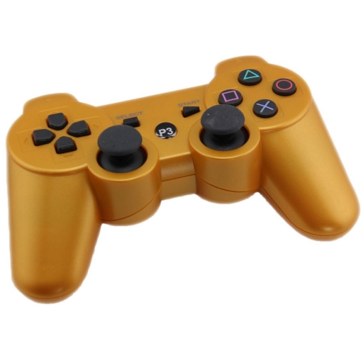 JOYSTICK INALAMBRICO PLAYSTATION 3 DORADO COMPATIBLE