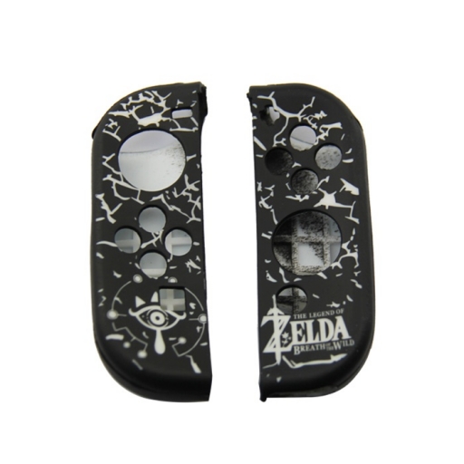 FUNDA PROTECTOR SILICONA DE MANDOS JOY-CON PARA SWITCH ZELDA BLANCO Y NEGRO