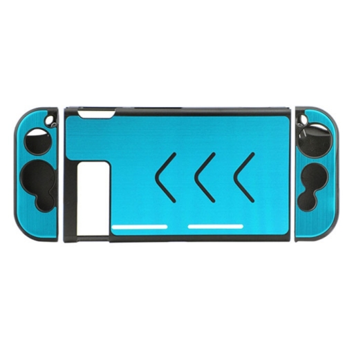 ESTUCHE PROTECTOR RIGIDO ALUMINIO PARA NINTENDO SWITCH Y JOYCON CELESTE