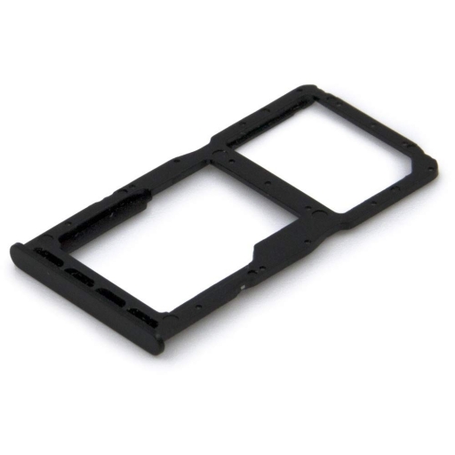 SOPORTE BANDEJA PORTA CHIP SIM HUAWEI P30 LITE DUAL NEGRA