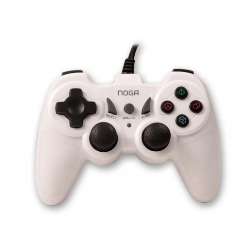 JOYSTICK USB PC NOTEBOOK CABLEADO BLANCO NOGA