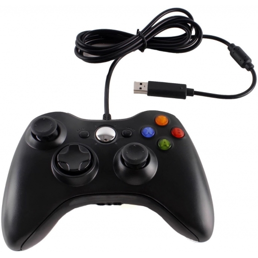 JOYSTICK CABLEADO PC Y NOTEBOOK USB NEGRO