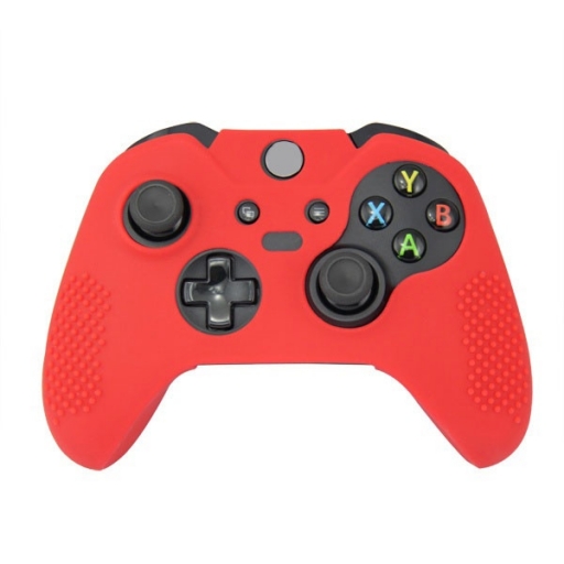 FUNDA PROTECTOR DE SILICONA JOYSTICK XBOX ONE ROJA