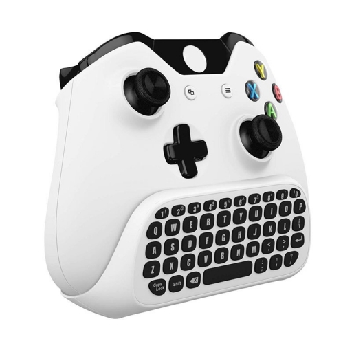 CHATPAD TECLADO INALAMBRICO PARA JOYSTICK XBOX ONE S SLIM BLANCO