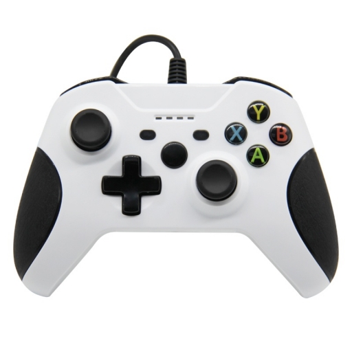 JOYSTICK XBOX ONE XBOX SERIE S / X y PC CON CABLE COMPATIBLE BLANCO