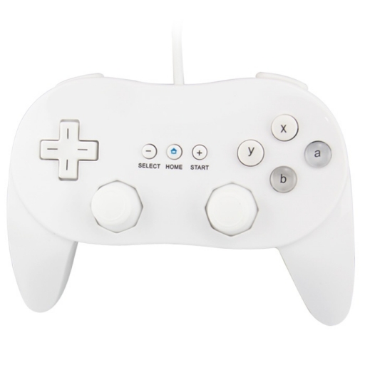 JOYSTICK CONTROL CLASICO CLASSIC CONTROLLER PARA WII BLANCO