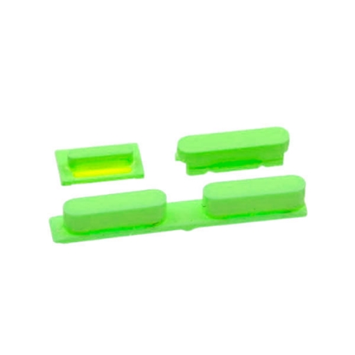 SET BOTONES VERDE IPHONE 5C