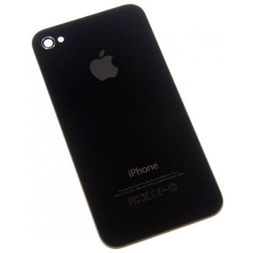 TAPA TRASERA IPHONE 4G NEGRO