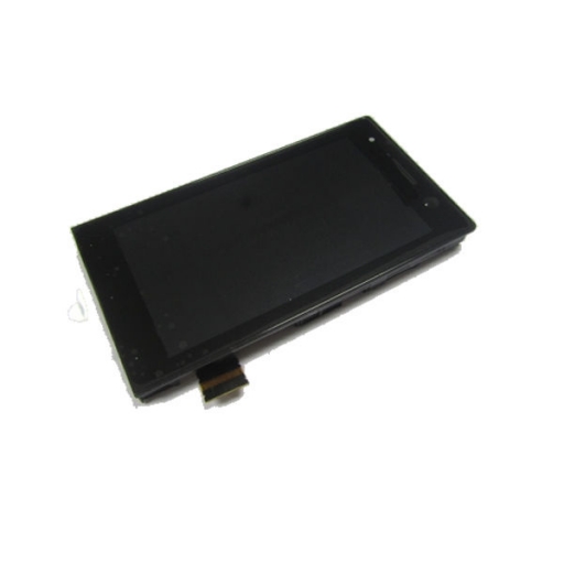 PANTALLA LCD DISPLAY CON TOUCH SONY ST25 XPERIA U NEGRA CON MARCO