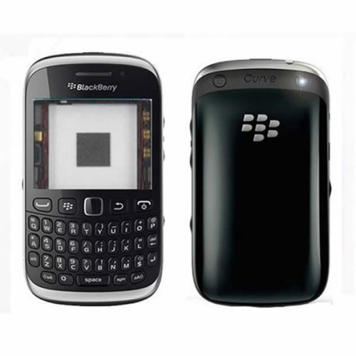 CARCASA COMPLETA BLACKBERRY 9320 NEGRA