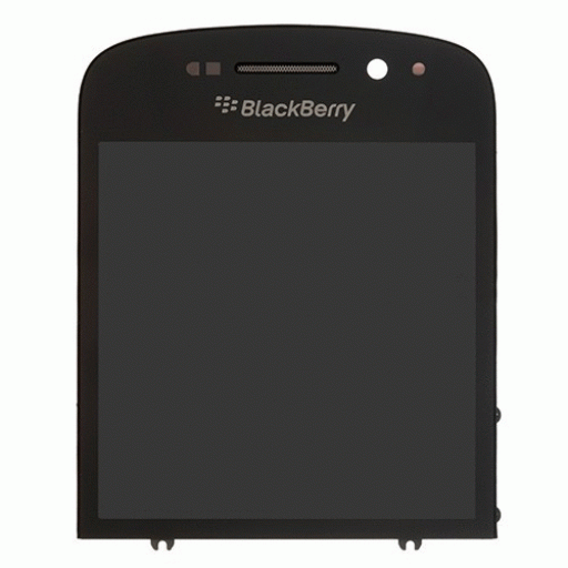 PANTALLA LCD DISPLAY CON TOUCH BLACKBERRY Q10 CON MARCO NEGRA