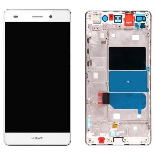 PANTALLA LCD DISPLAY CON TOUCH HUAWEI P8 LITE CON MARCO BLANCA