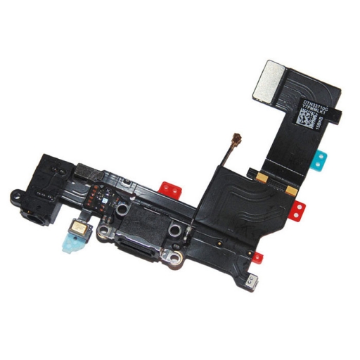 CABLE FLEX CONECTOR CARGA Y MICROFONO IPHONE 5 SE BLANCO