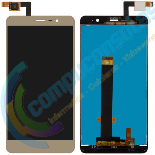 PANTALLA LCD DISPLAY CON TOUCH XIAOMI REDMI NOTE 3 150mm DORADA