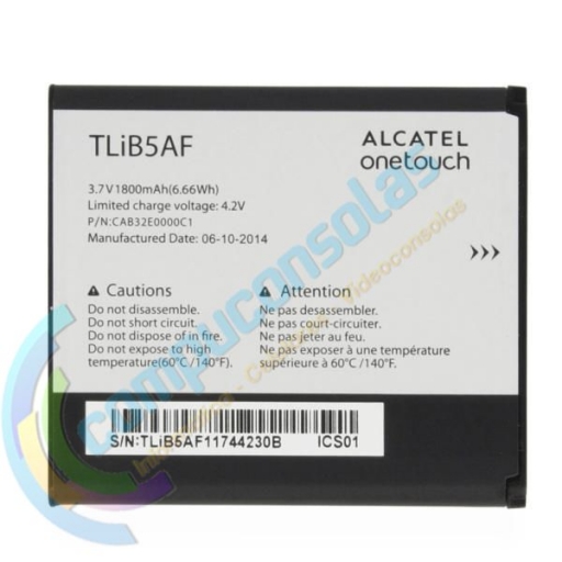 BATERIA ALCATEL X POP C5 5035 5036 997D TLIB5AF