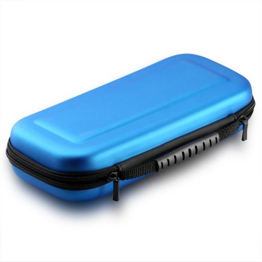 FUNDA TRANSPORTE PROTECTORA RIGIDA PARA NINTENDO SWITCH AZUL