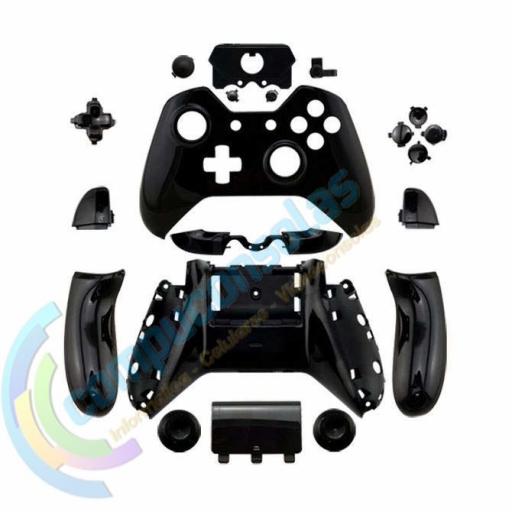 CARCASA JOYSTICK MANDO CONTROL INALAMBRICO XBOX ONE NEGRO ENTRADA AUDIO V1