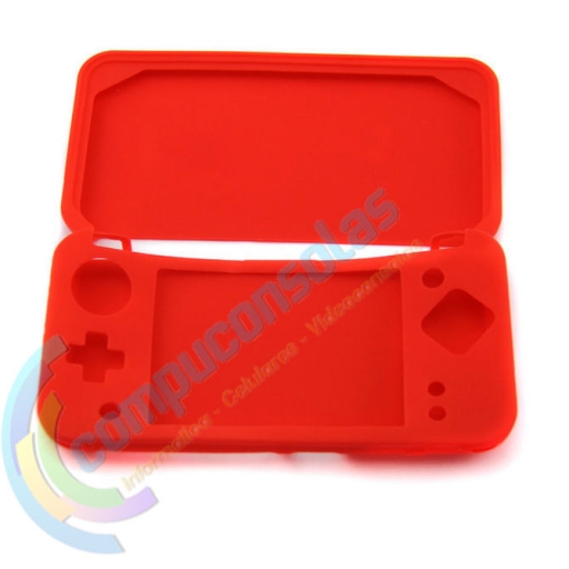 FUNDA PROTECTOR SILICONA NINTENDO NEW 2DS XL ROJO